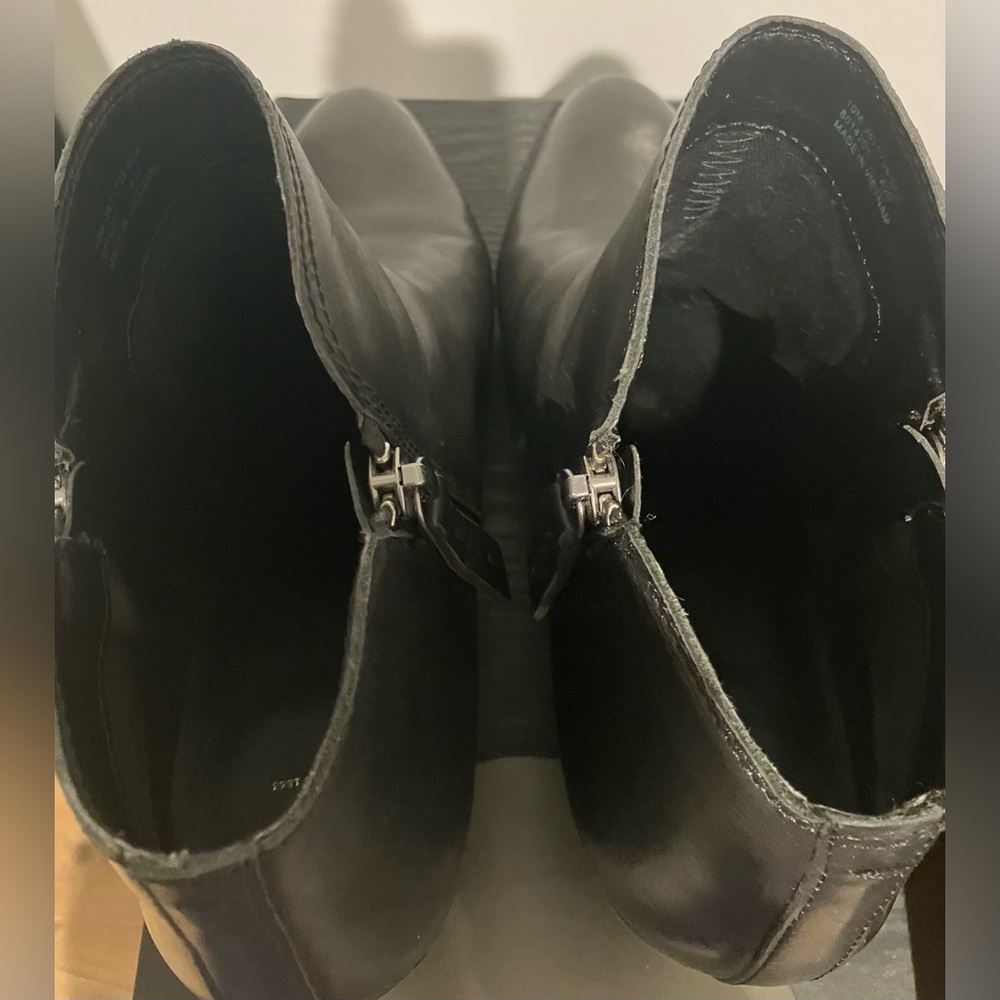 Frye boots double zipper 10M Black - Picture 8 of 14